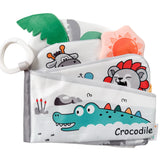 Carte cu animale zornaitoare – Crocodil - Botez bebelusi