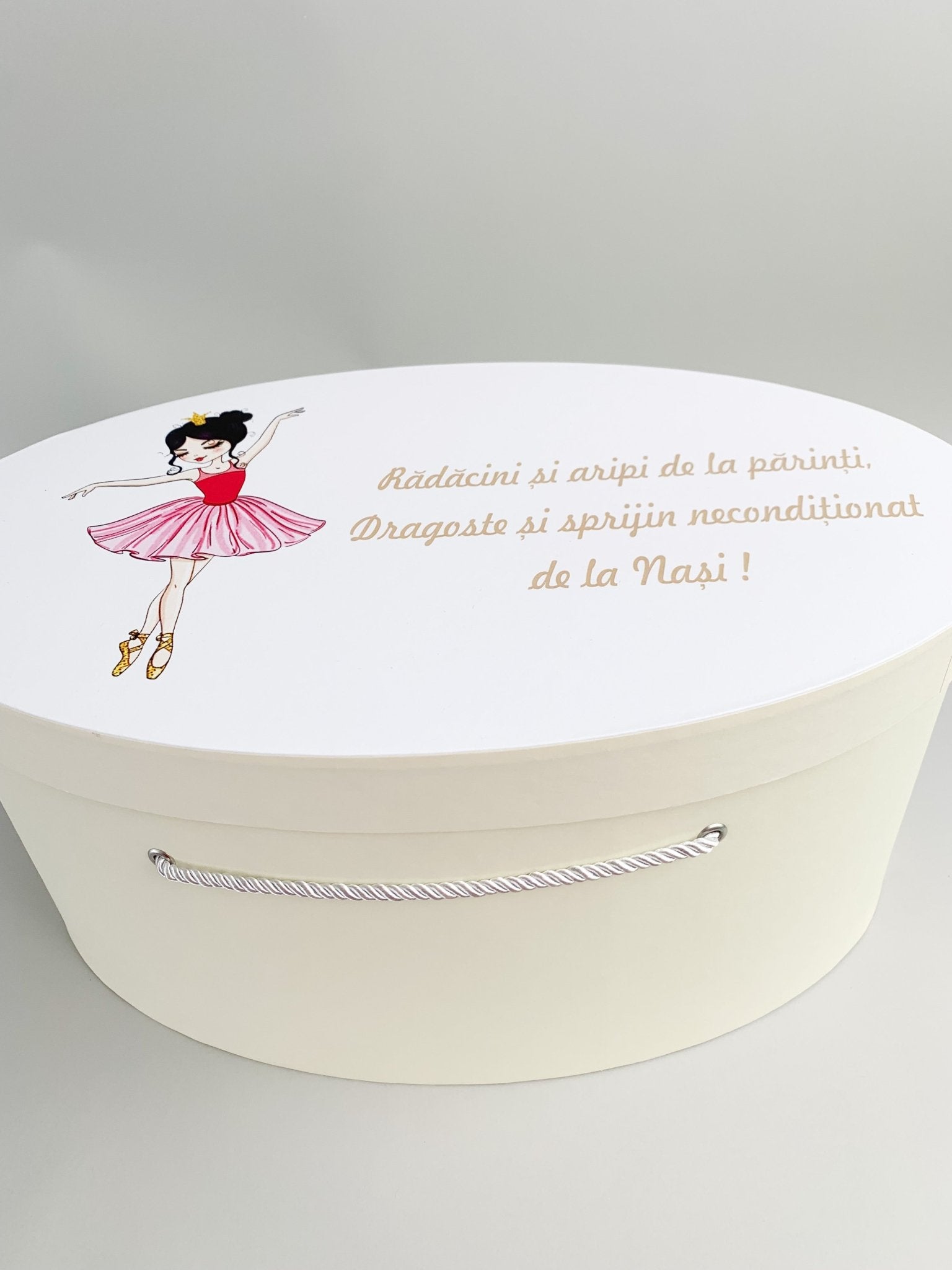 Cufar ivoire cu balerina - Botez bebelusi