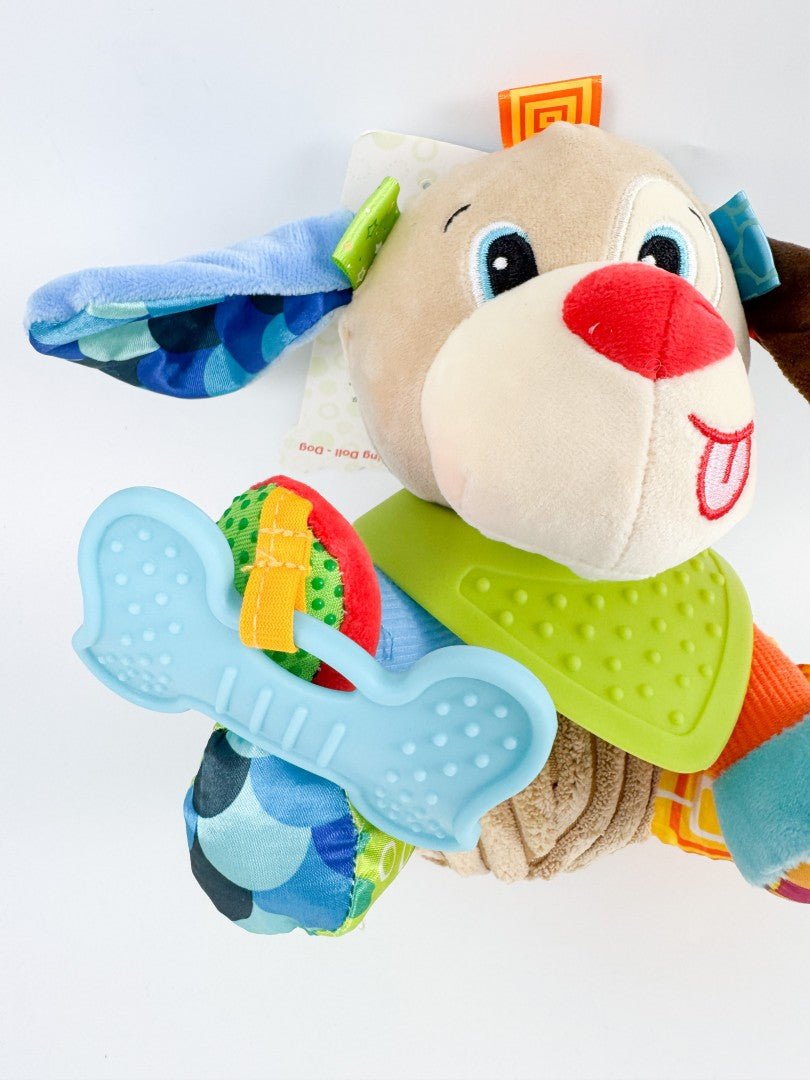 Jucarie plus pentru bebe – Catelus colorat - Botez bebelusi