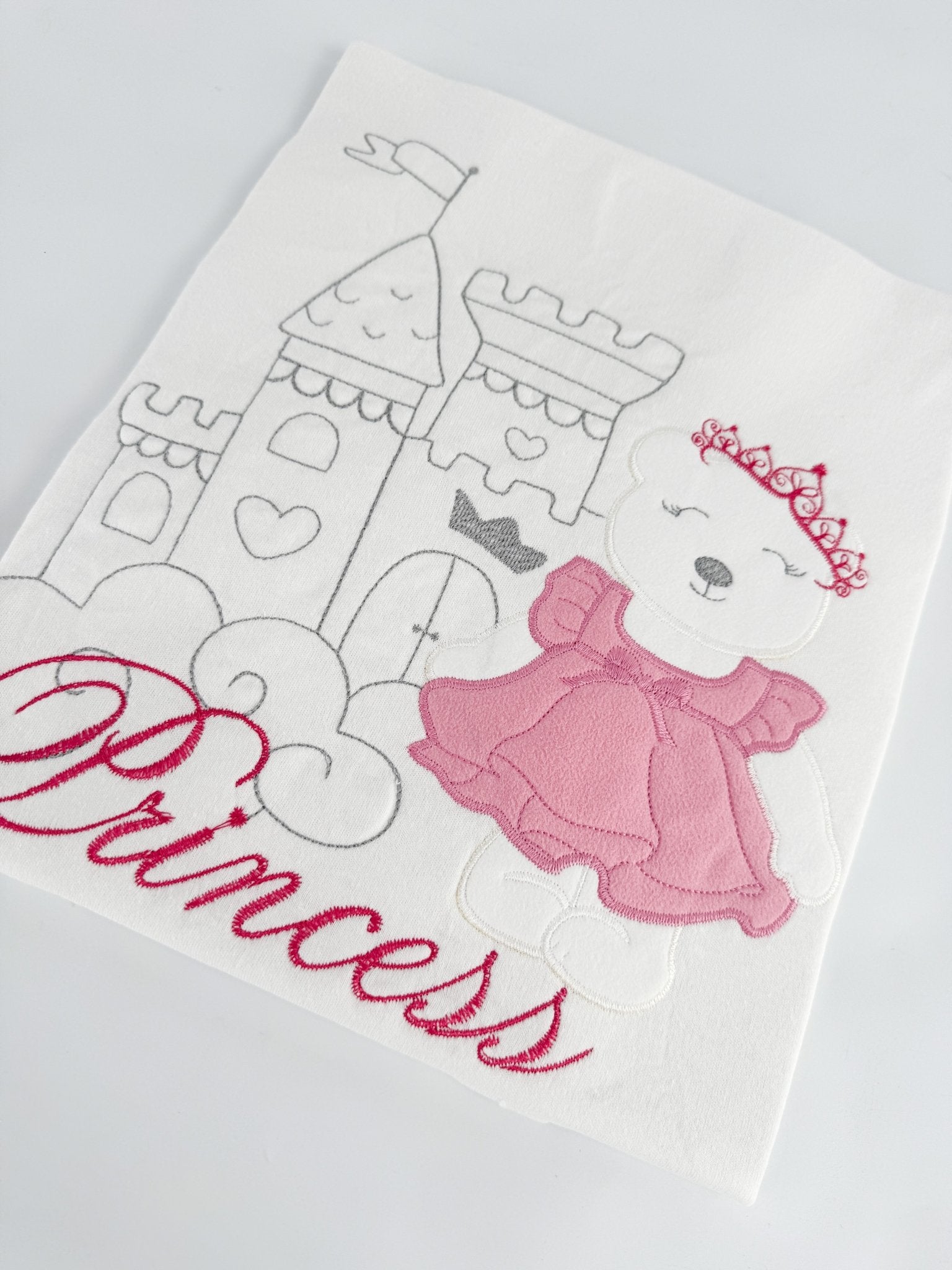 Patura bebelus bumbac cu printesa - Botez bebelusi
