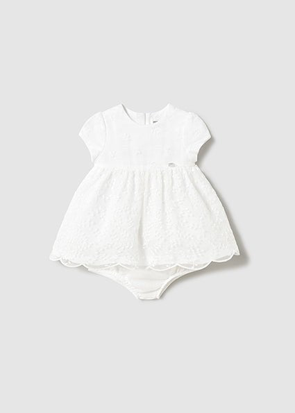 Rochie alba - Mayoral - Botez bebelusi