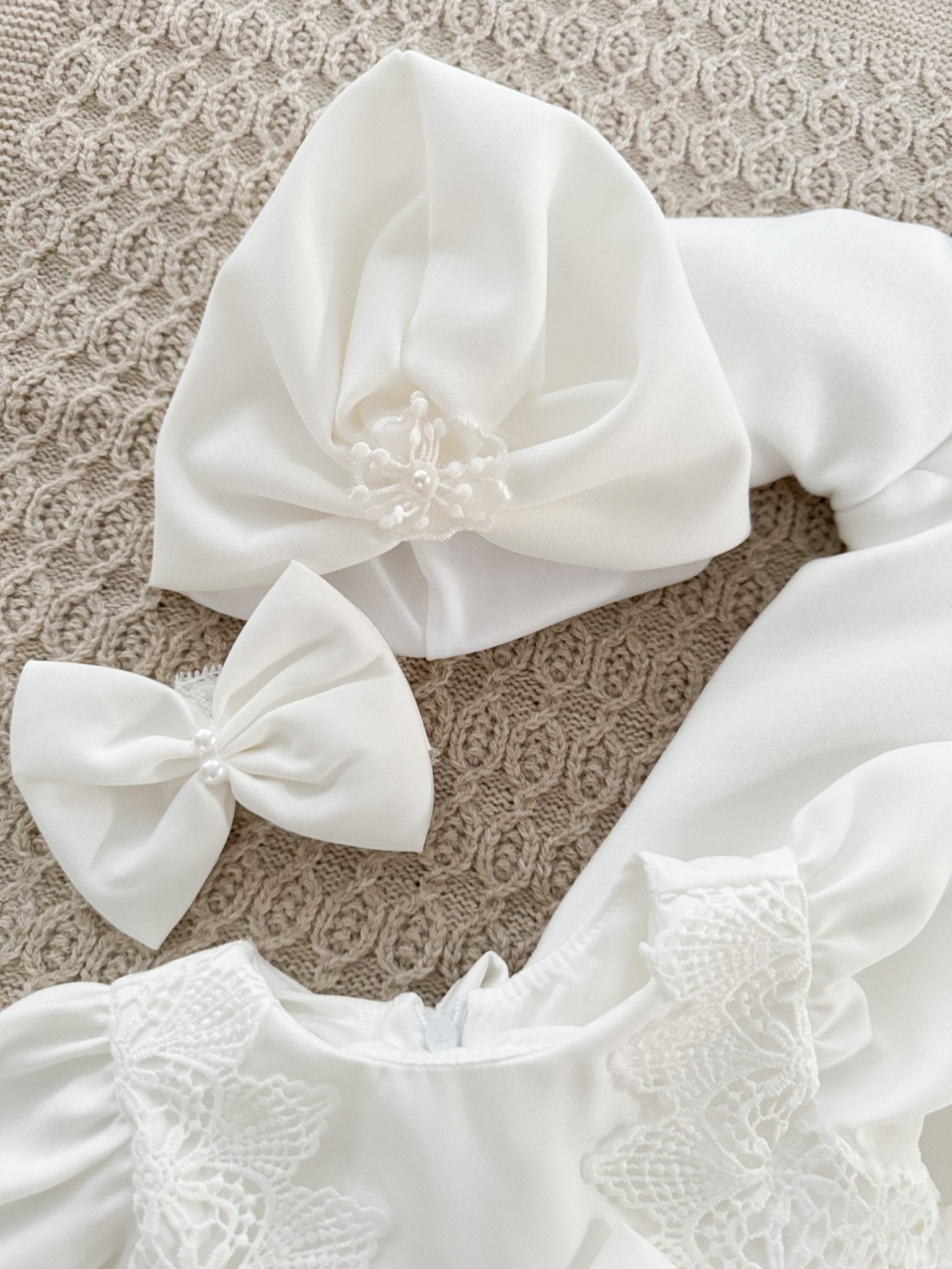 Rochie botez fetita alba Jess - Botez bebelusi