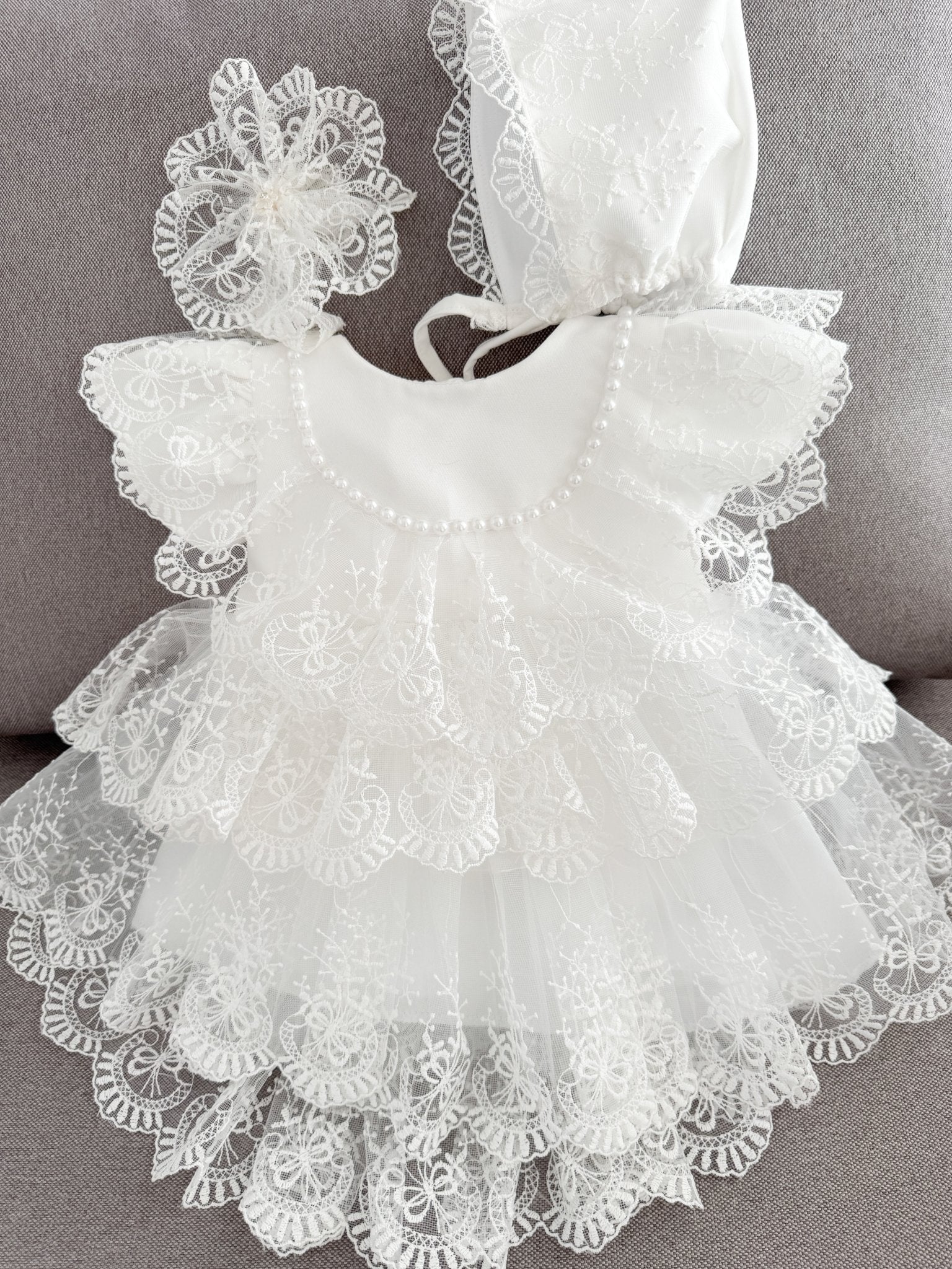 Rochie botez fetita Marnie - Botez bebelusi