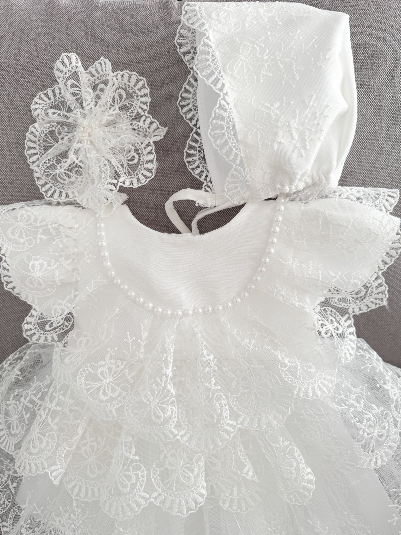 Rochie botez fetita Marnie - Botez bebelusi