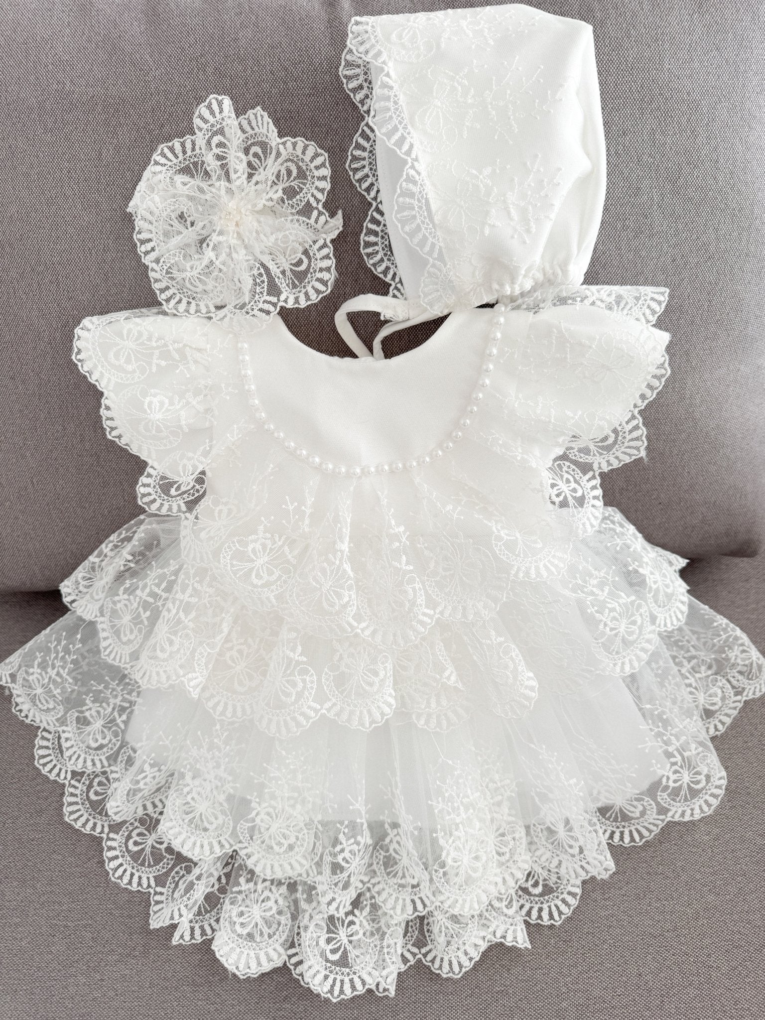 Rochie botez fetita Marnie - Botez bebelusi