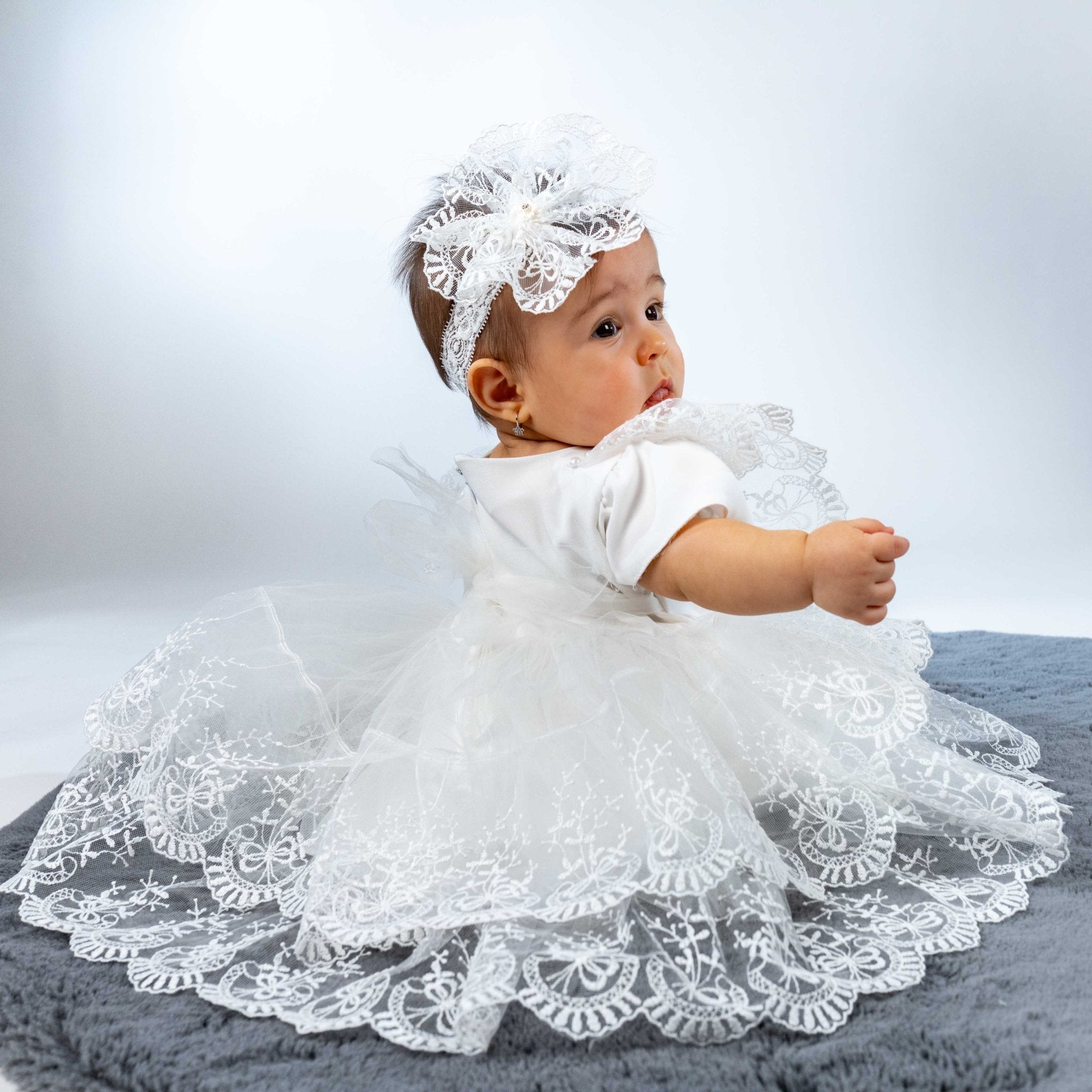 Rochie botez fetita Marnie - Botez bebelusi
