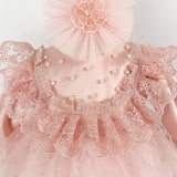 Rochie botez fetita Pearl - Botez bebelusi