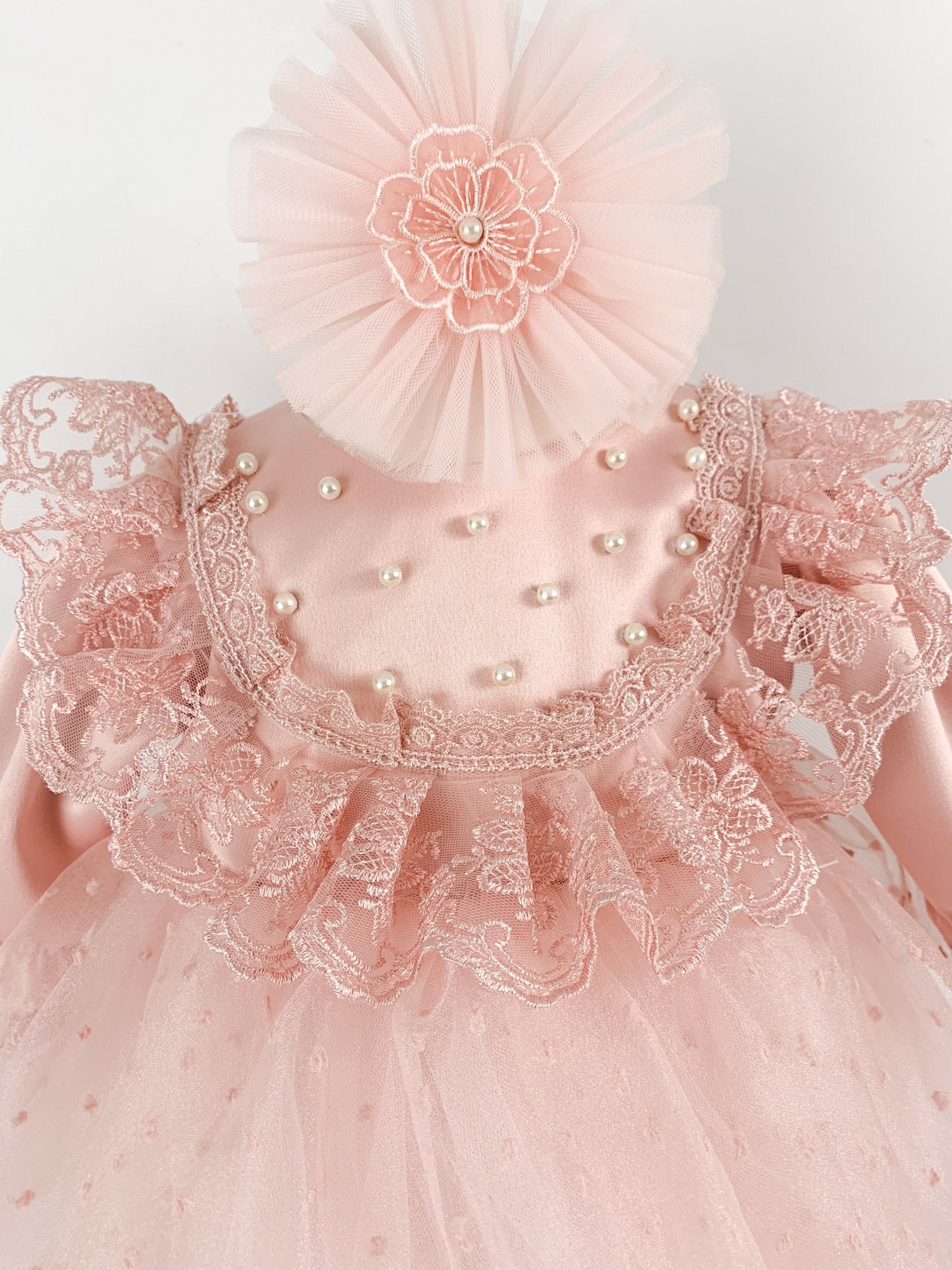 Rochie botez fetita Pearl - Botez bebelusi