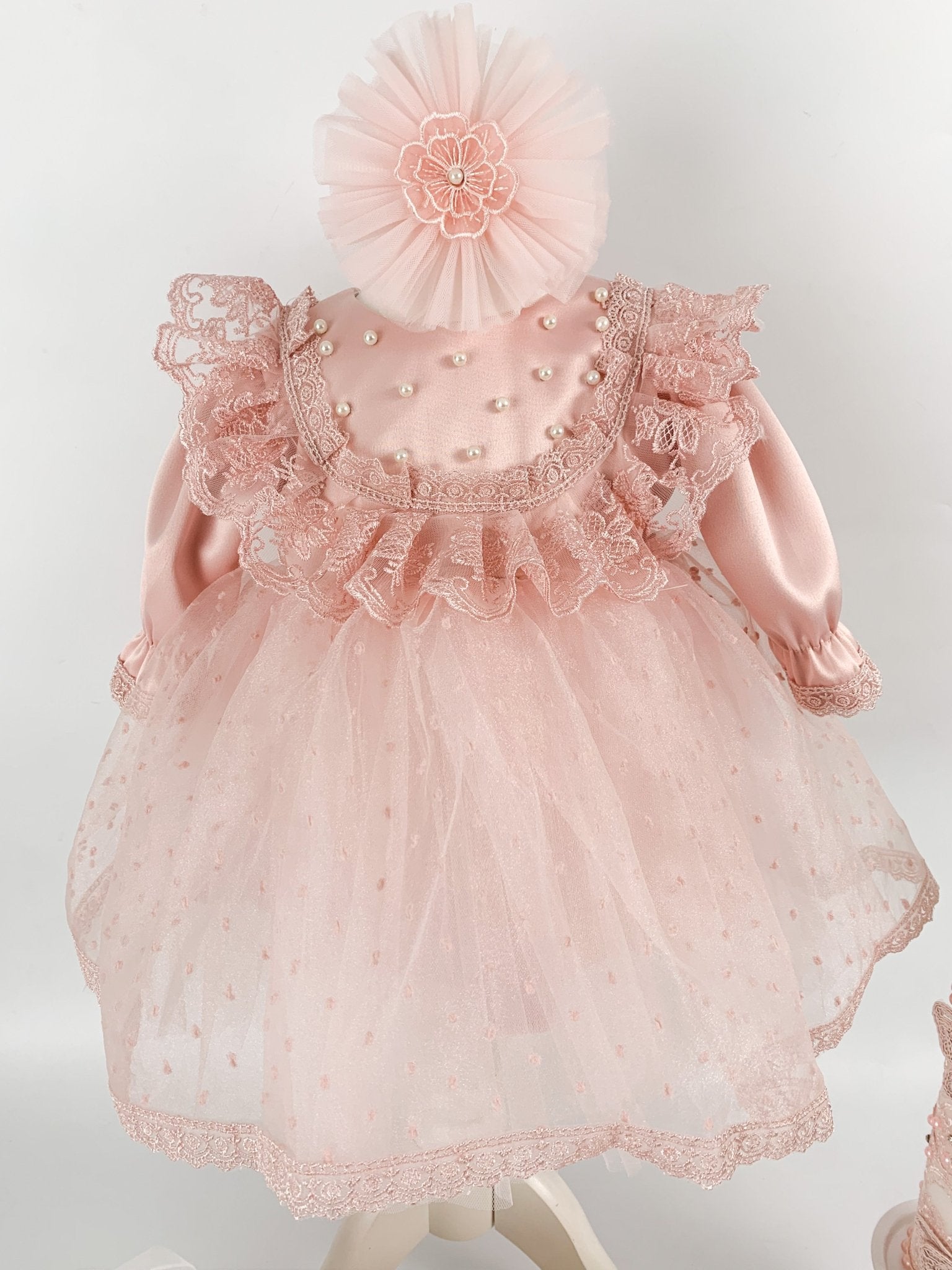 Rochie botez fetita Pearl - Botez bebelusi