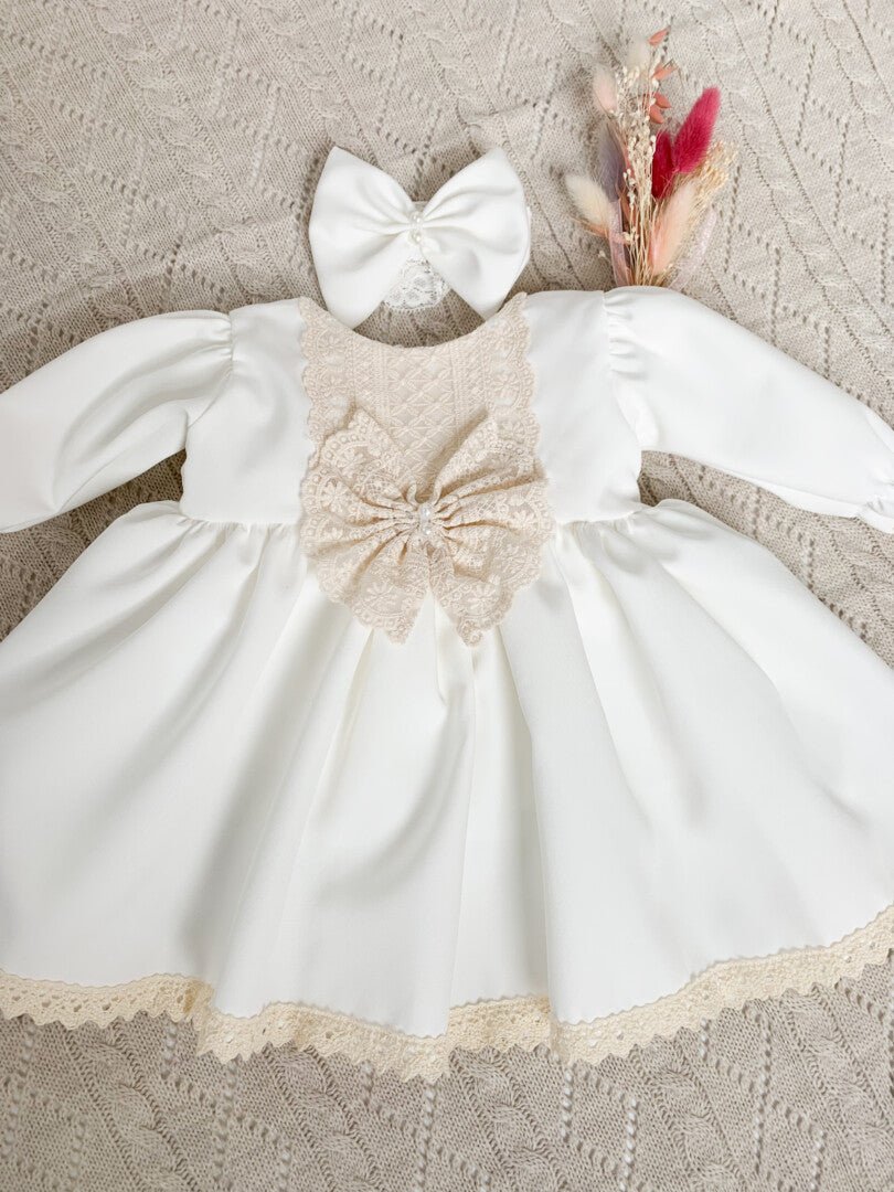 Rochie ivoire botez Abby - Botez bebelusi