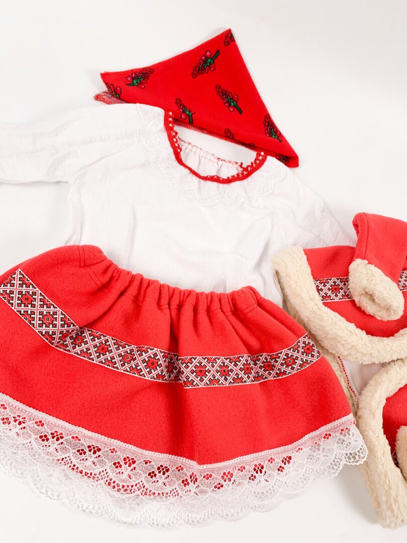 Rochie traditionala botez fetita Nicola - Botez bebelusi