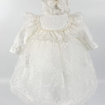 Rochita pentru botez , culoare alba,Rebeca - Botez bebelusi