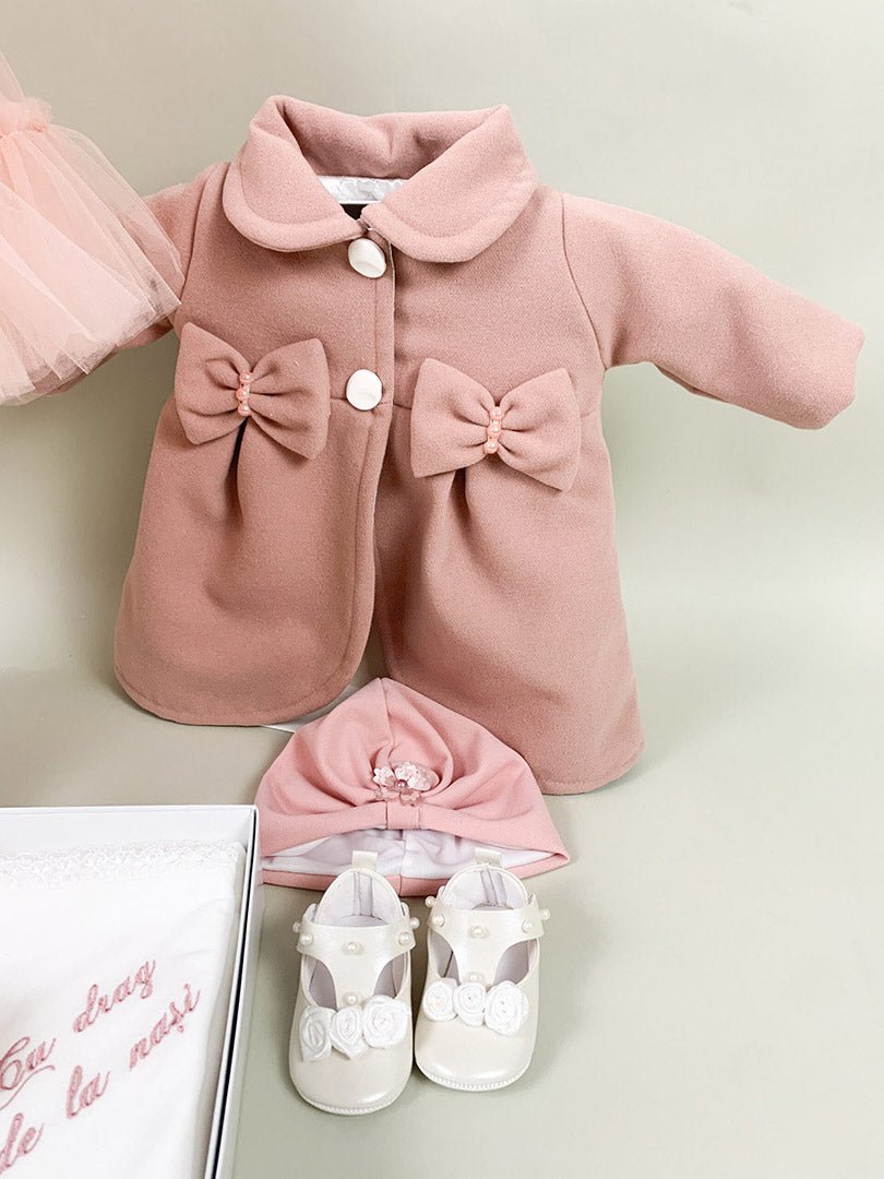 Set botez fete fluturi(cu paiete) - Botez bebelusi