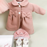 Set botez fete fluturi(cu paiete) - Botez bebelusi