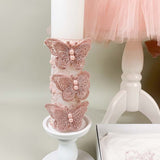 Set botez fete fluturi(cu paiete) - Botez bebelusi