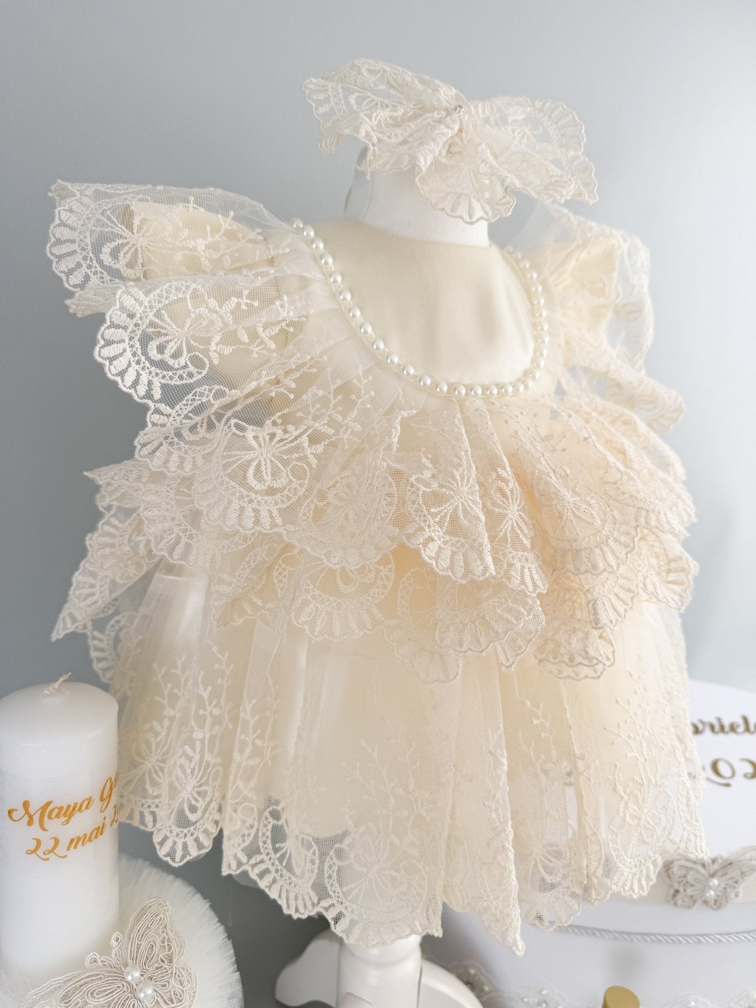 Set botez fetita complet Carmina - Botez bebelusi