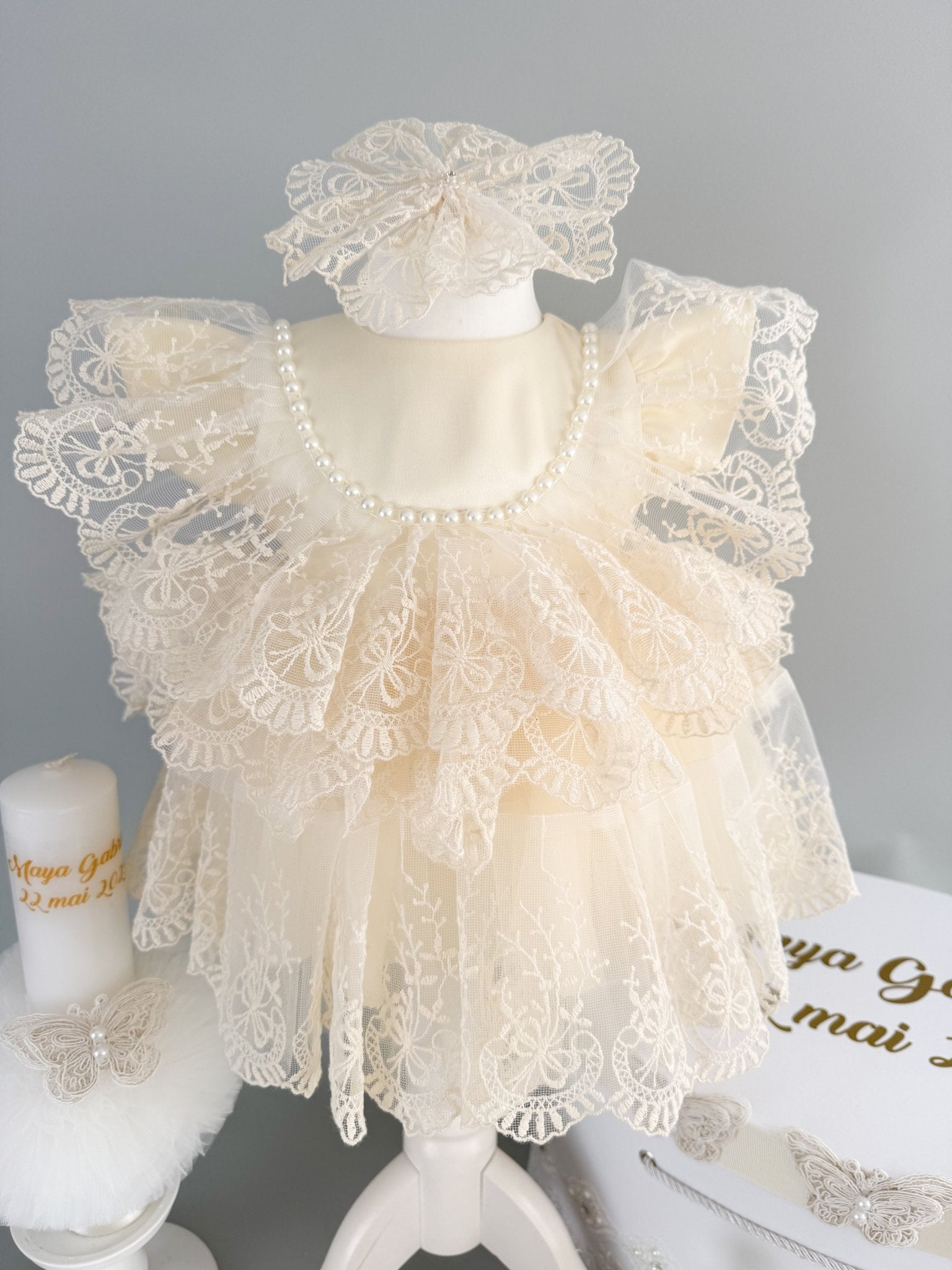 Set botez fetita complet Carmina - Botez bebelusi