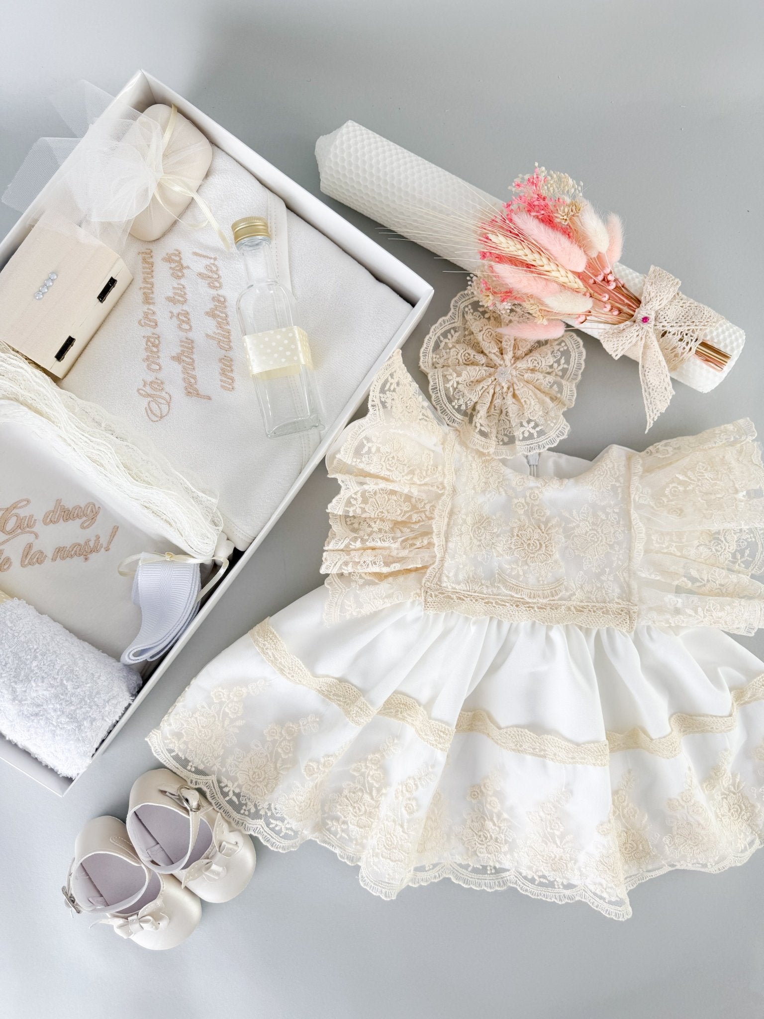 Set botez fetita complet Clio - Botez bebelusi