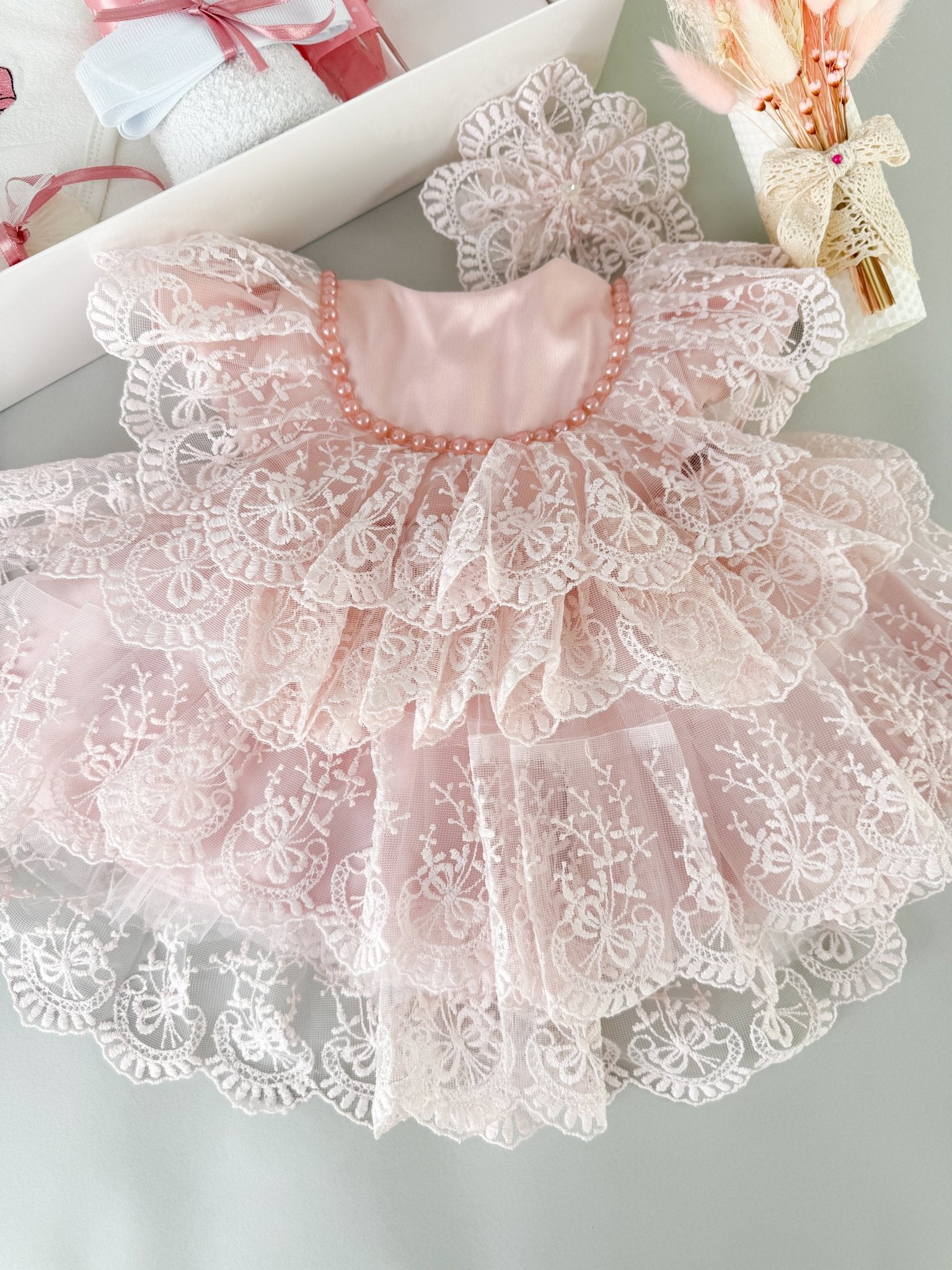 Set botez fetita complet Isolde - Botez bebelusi
