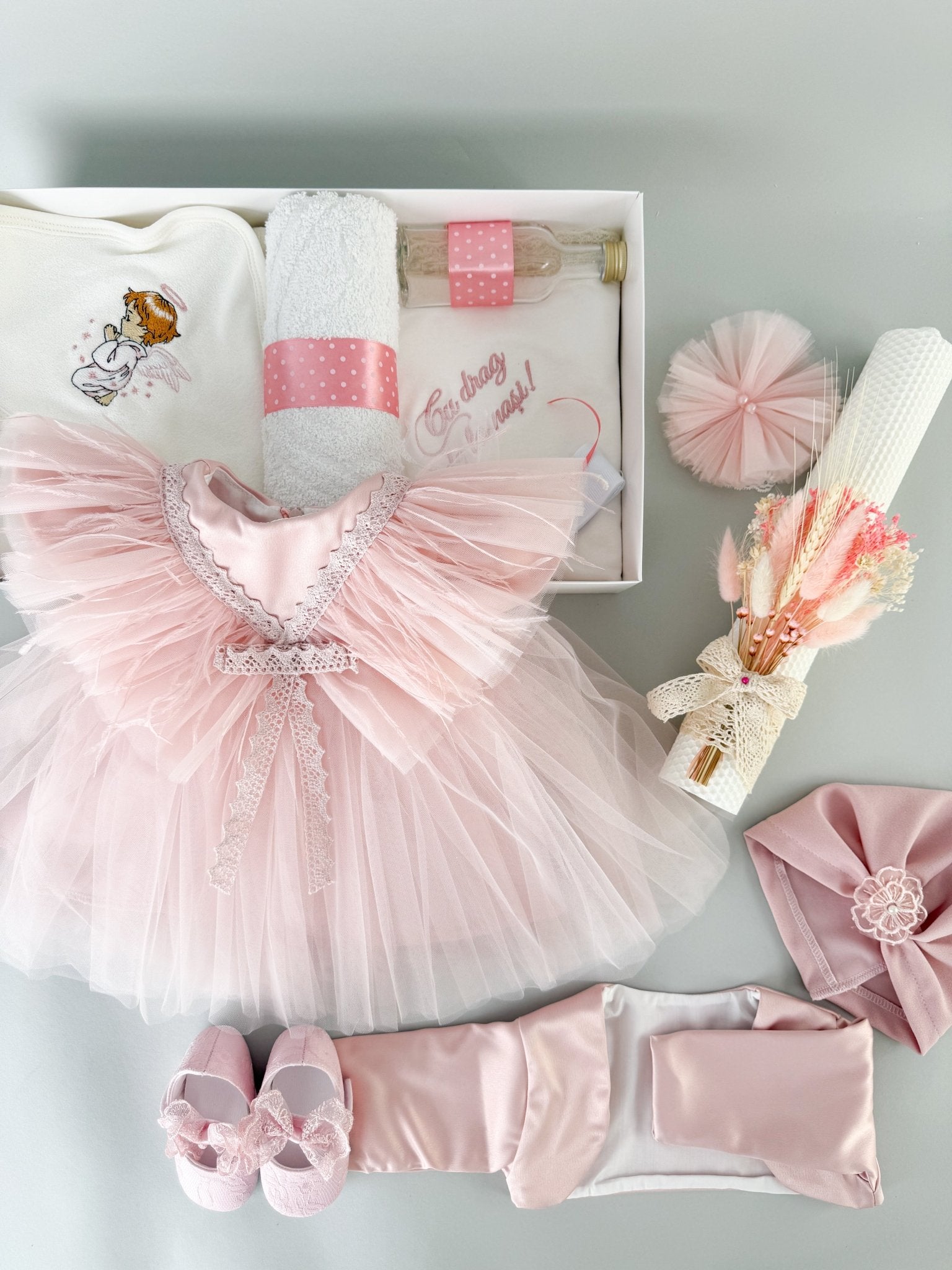 Set botez fetita complet Liora - Botez bebelusi