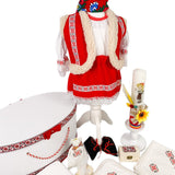 Set botez național fetita cu vesta - Botez bebelusi