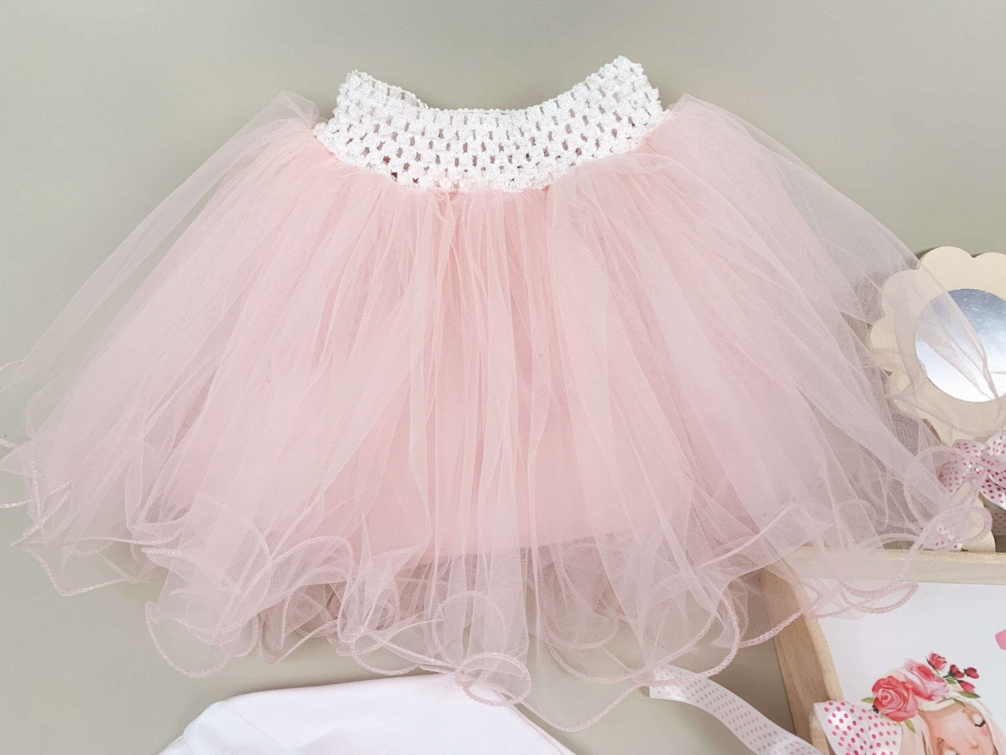 Set roz personalizat aniversare 1 an - Fata cu unicorn - Botez bebelusi