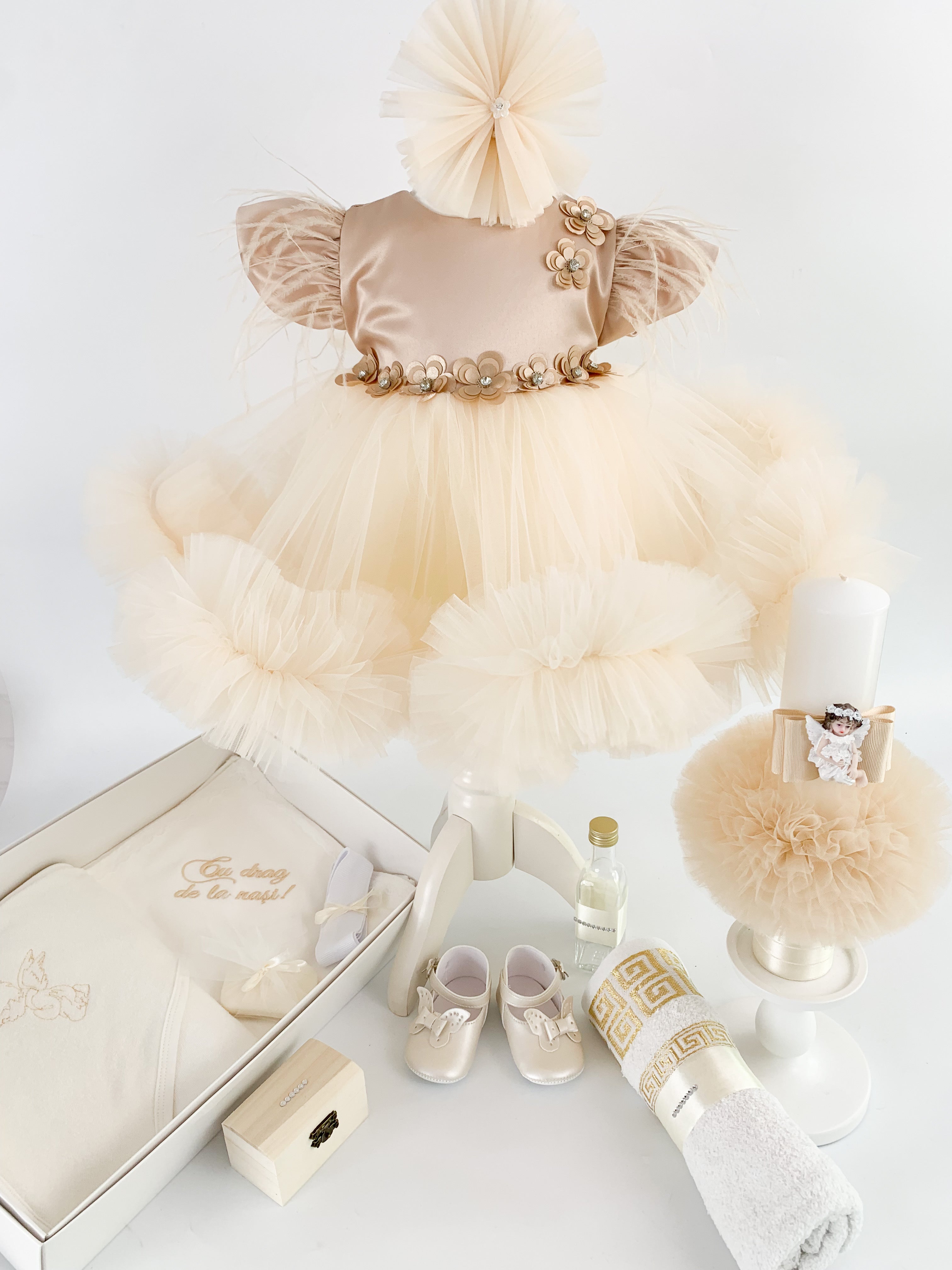 Trusou fetita personalizat pentru botez