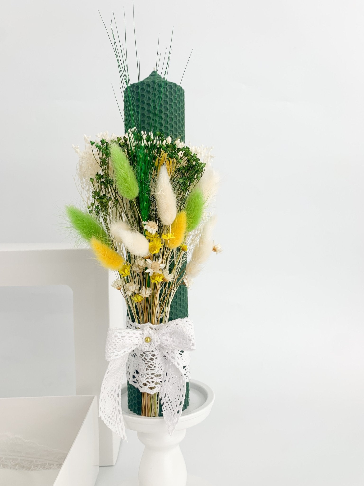 Trusou baiat verde ursulet cu baloane - Botez bebelusi
