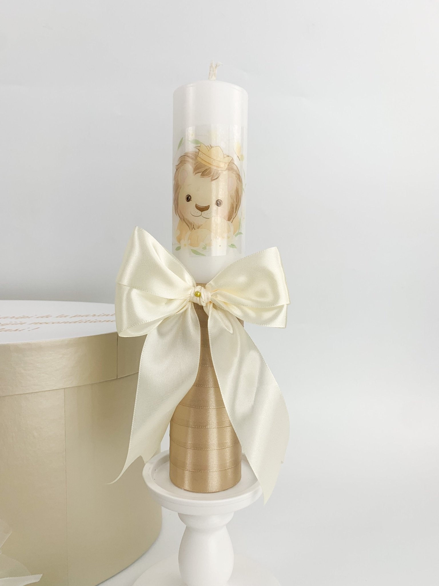 Trusou botez complet auriu cu leu - Botez bebelusi