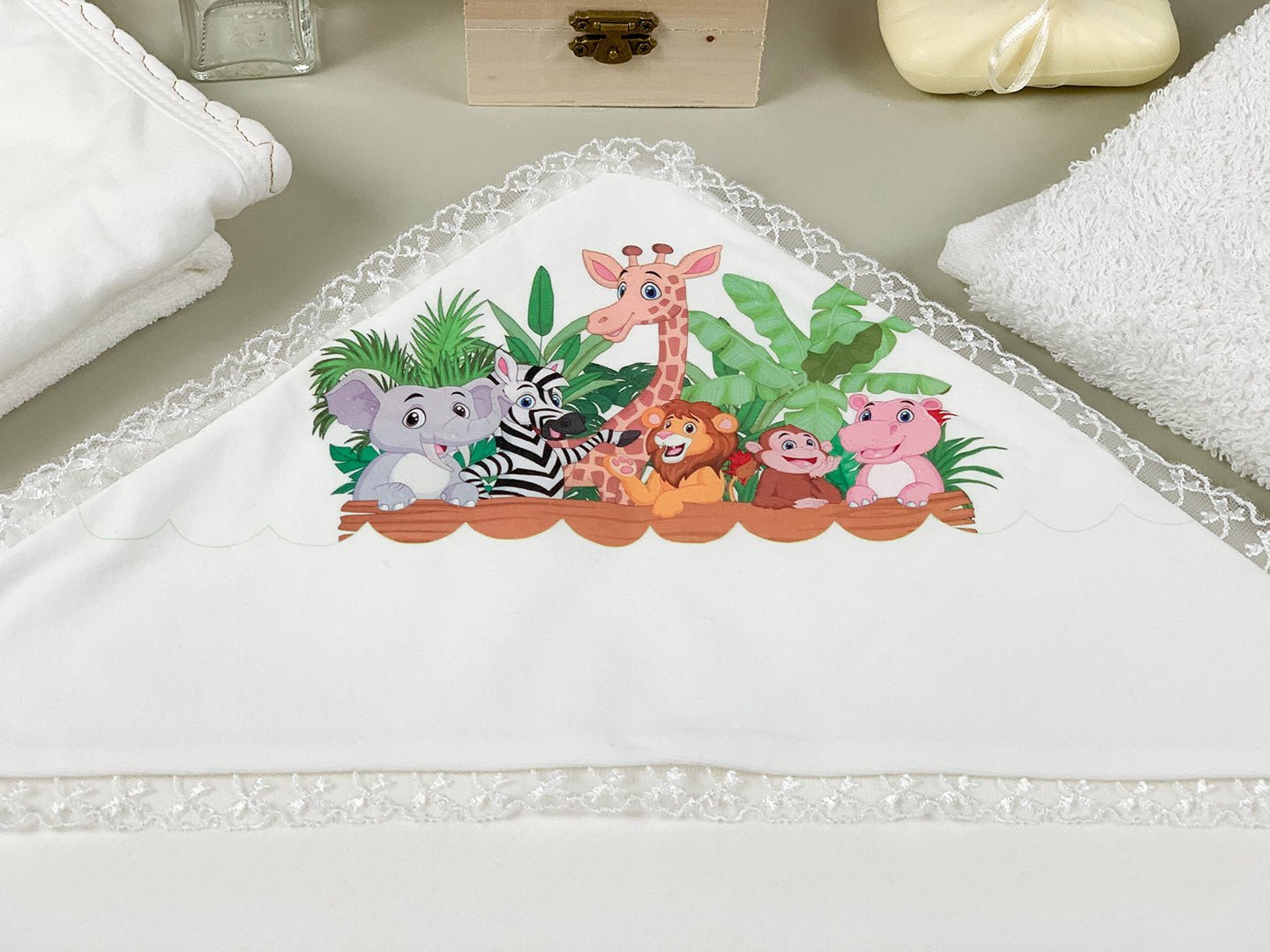 Trusou botez personalizat animalute - Botez bebelusi