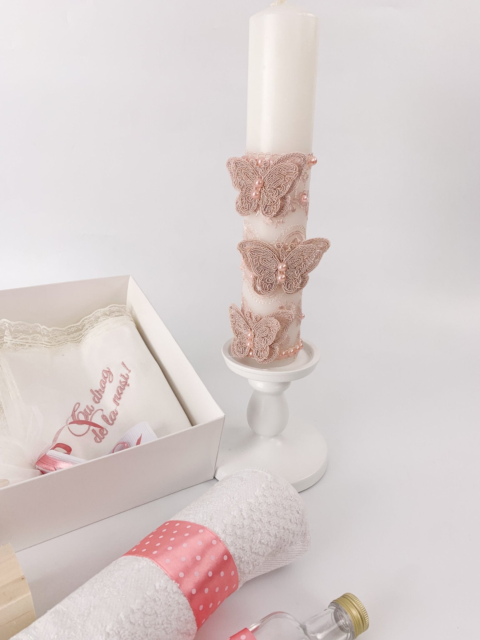 Trusou fetita roz cu zana - Botez bebelusi