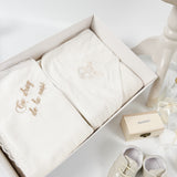 Trusou botez complet cu hainute si lumanare personalizata hand made - Clau