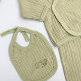 Set salopeta verde - 5 piese
