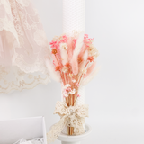 Trusou botez complet cu rochita eleganta si lumanare ceara naturala - Beatris