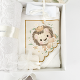Trusou botez complet cu hainute si lumanare personalizata hand made - Martin