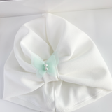 Trusou botez complet cu rochita eleganta, paltonas si lumanare personalizata manual - Carluta