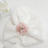 Trusou botez complet cu rochita eleganta si lumanare personalizata manual - Lena