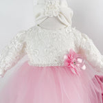 Rochie eleganta fetita cu turban