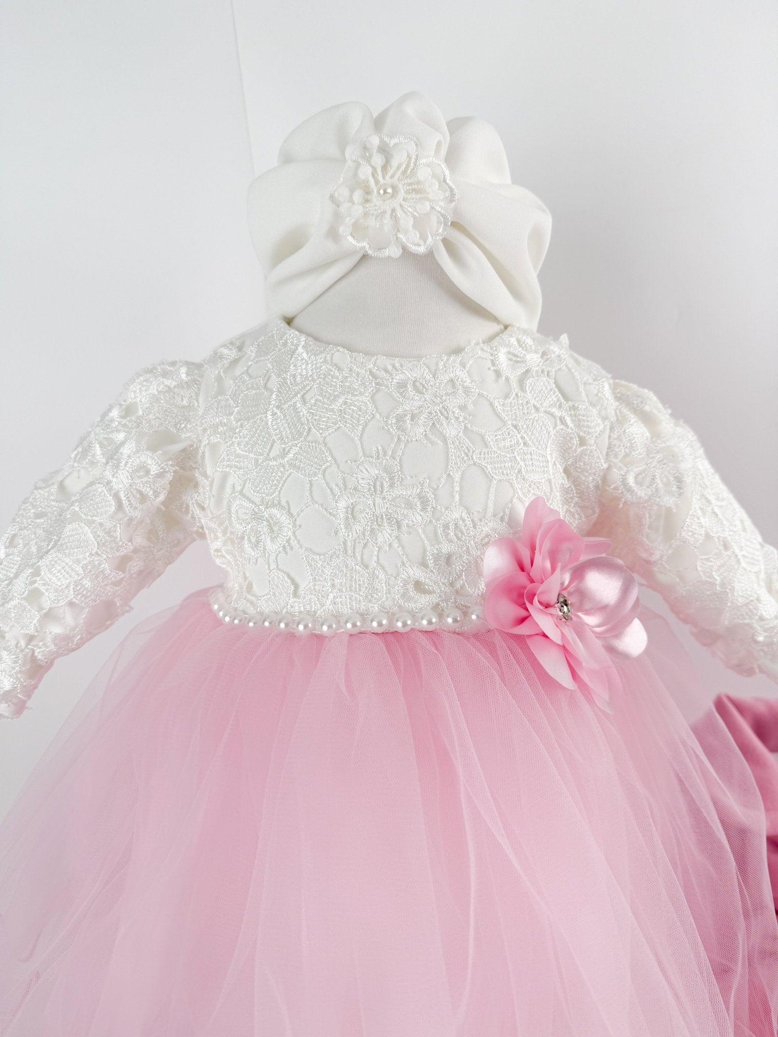 Rochie eleganta fetita cu turban