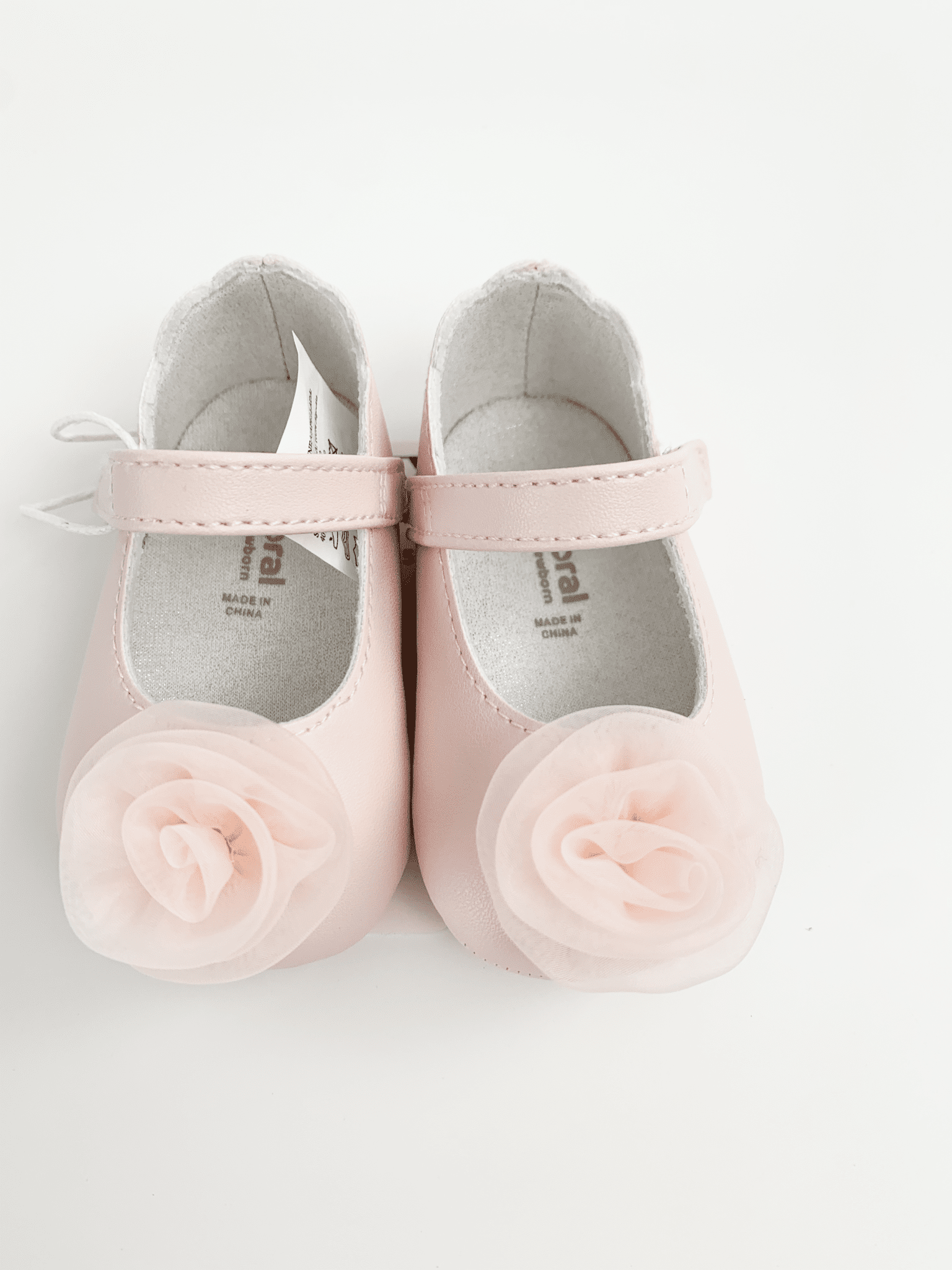 Balerini cu floricica roz - Mayoral - Botez bebelusi