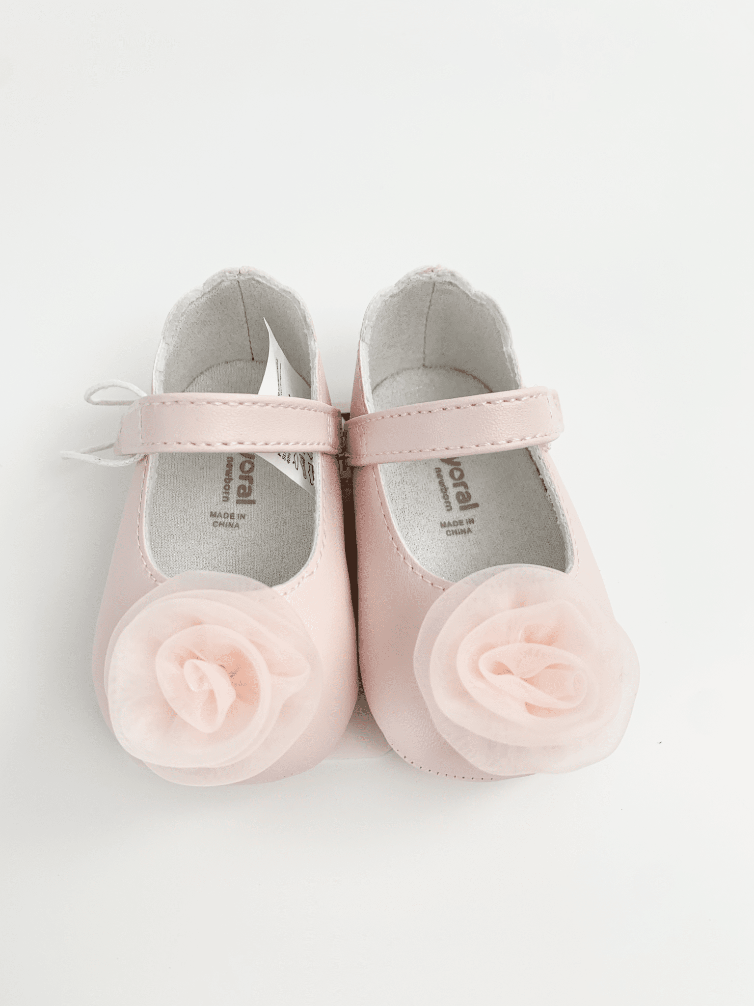 Balerini cu floricica roz - Mayoral - Botez bebelusi