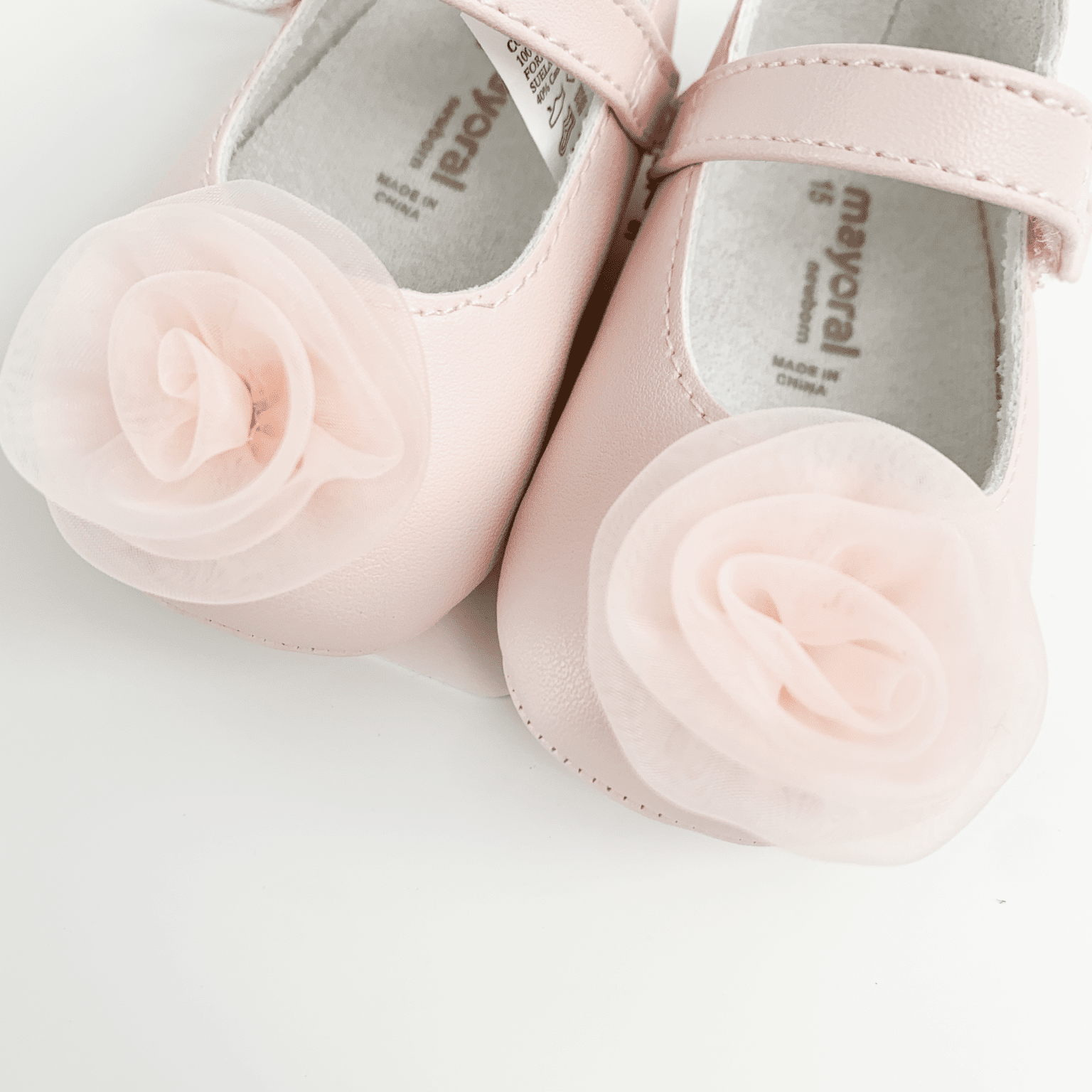 Balerini cu floricica roz - Mayoral - Botez bebelusi