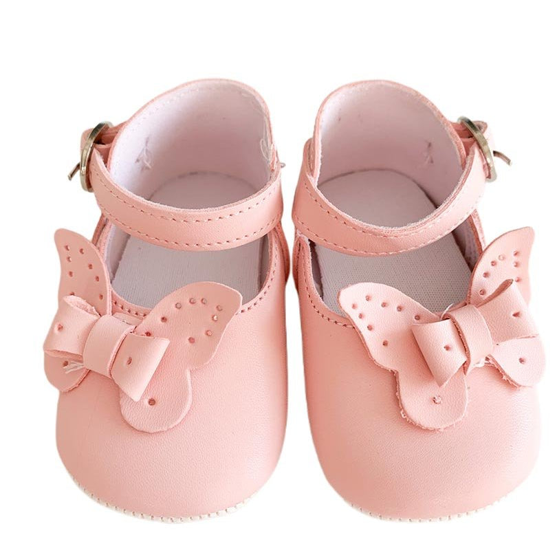 Balerini roz pal cu fluturasi - Botez bebelusi