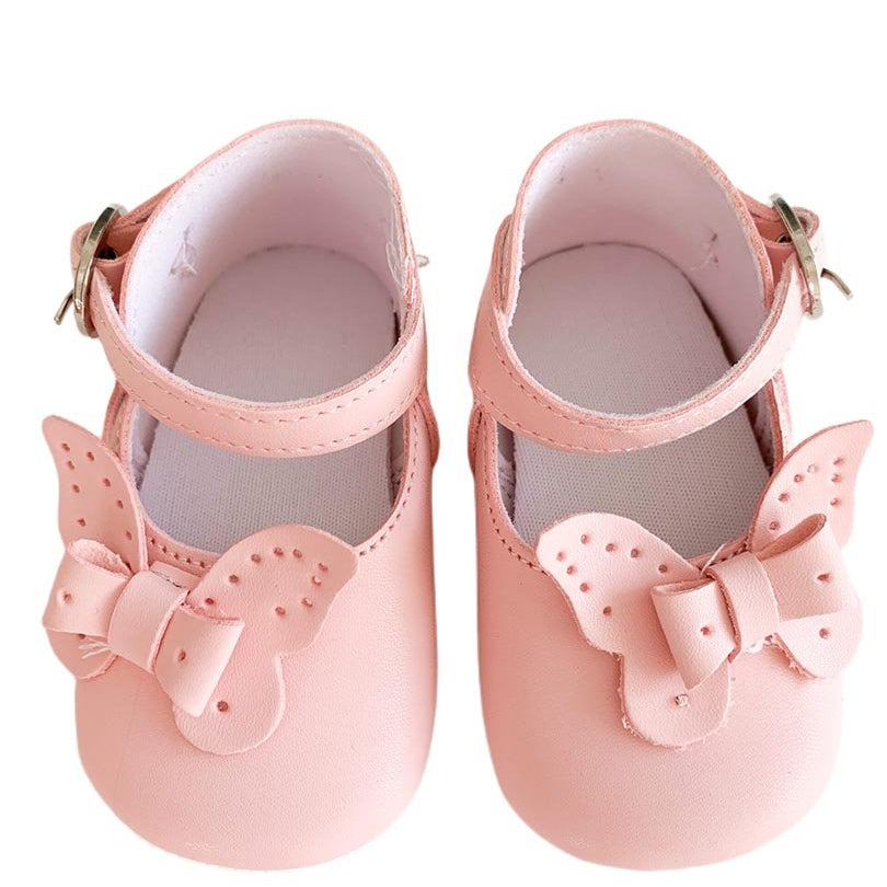 Balerini roz pal cu fluturasi - Botez bebelusi