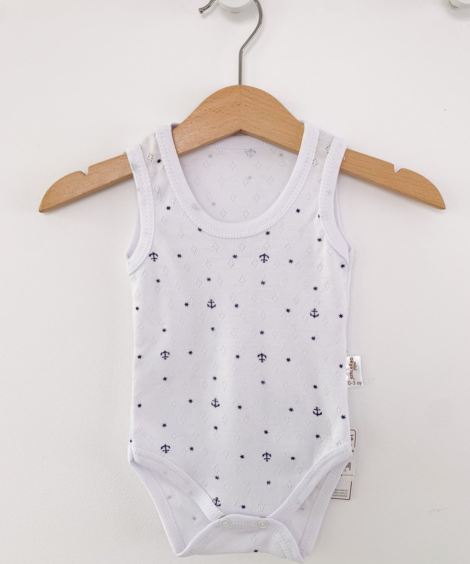 Body bebelus - alb cu negru - Botez bebelusi
