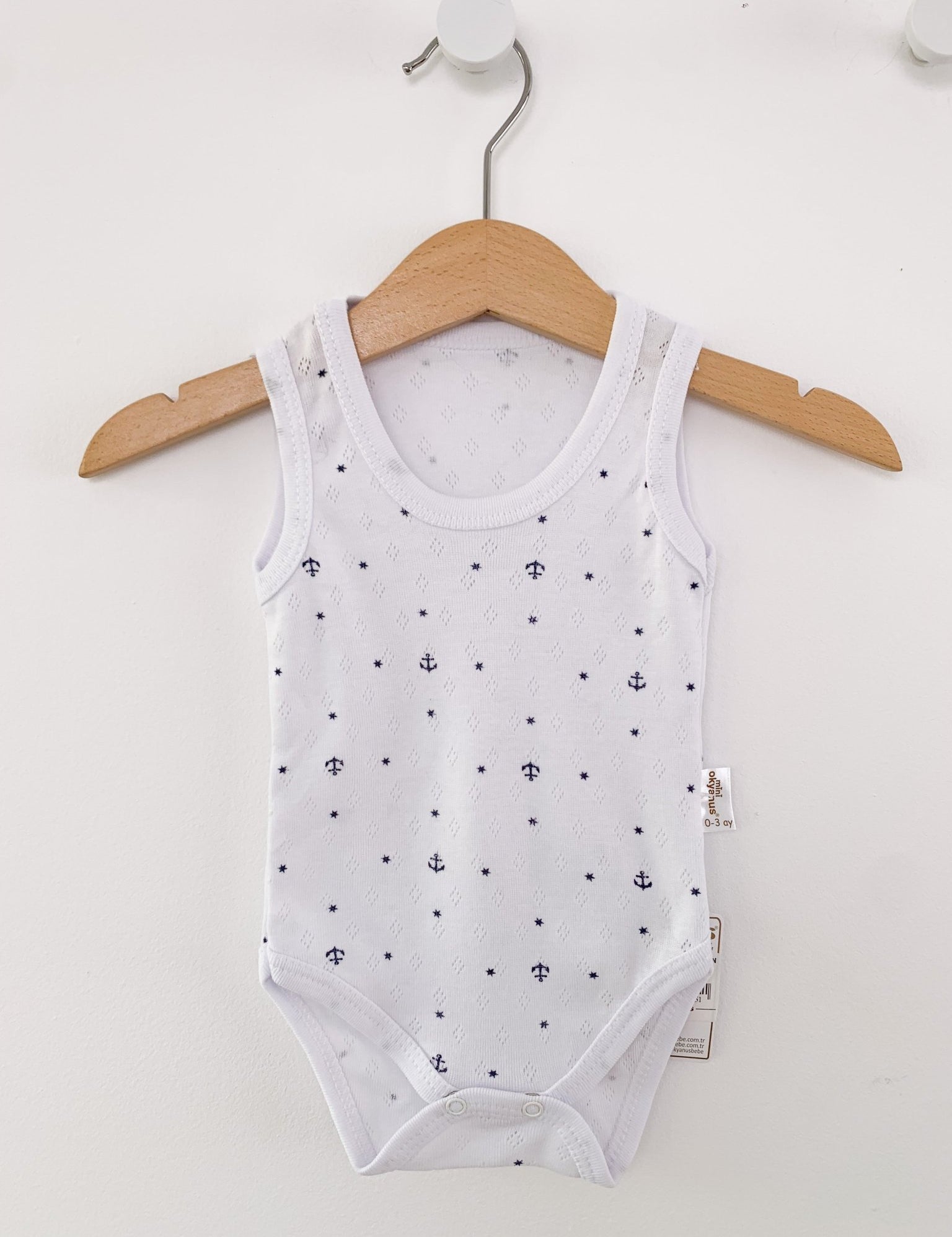 Body bebelus - alb cu negru - Botez bebelusi
