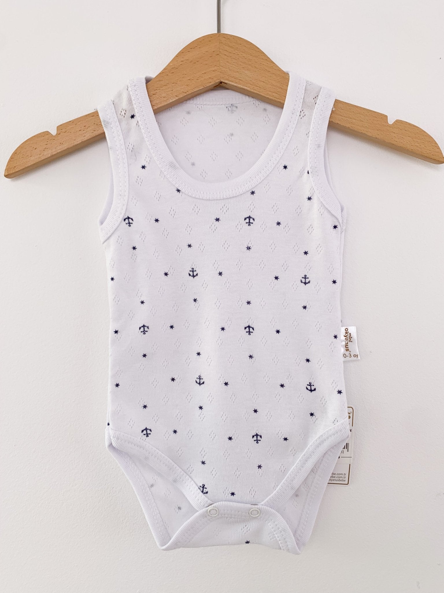 Body bebelus - alb cu negru - Botez bebelusi