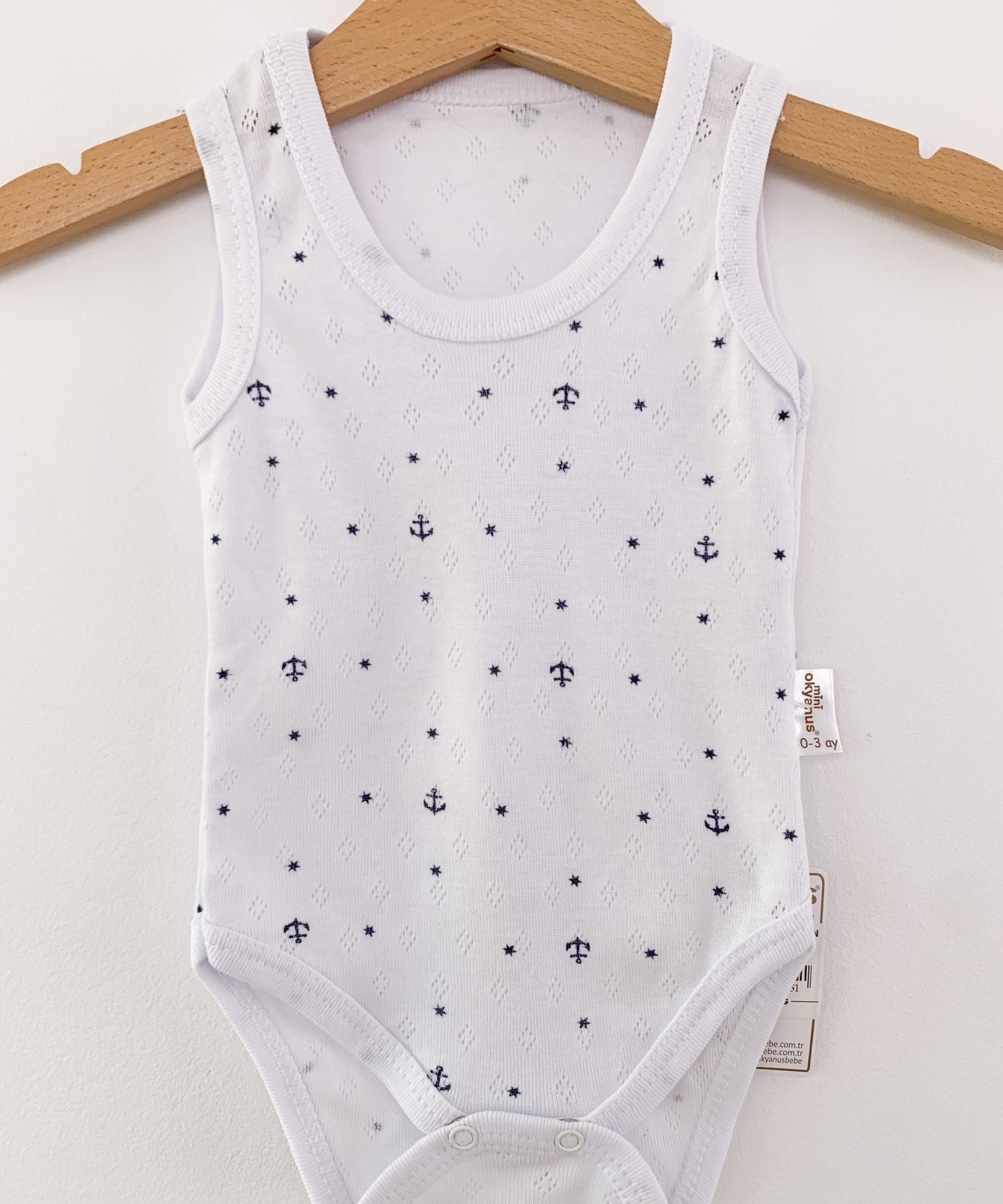 Body bebelus - alb cu negru - Botez bebelusi