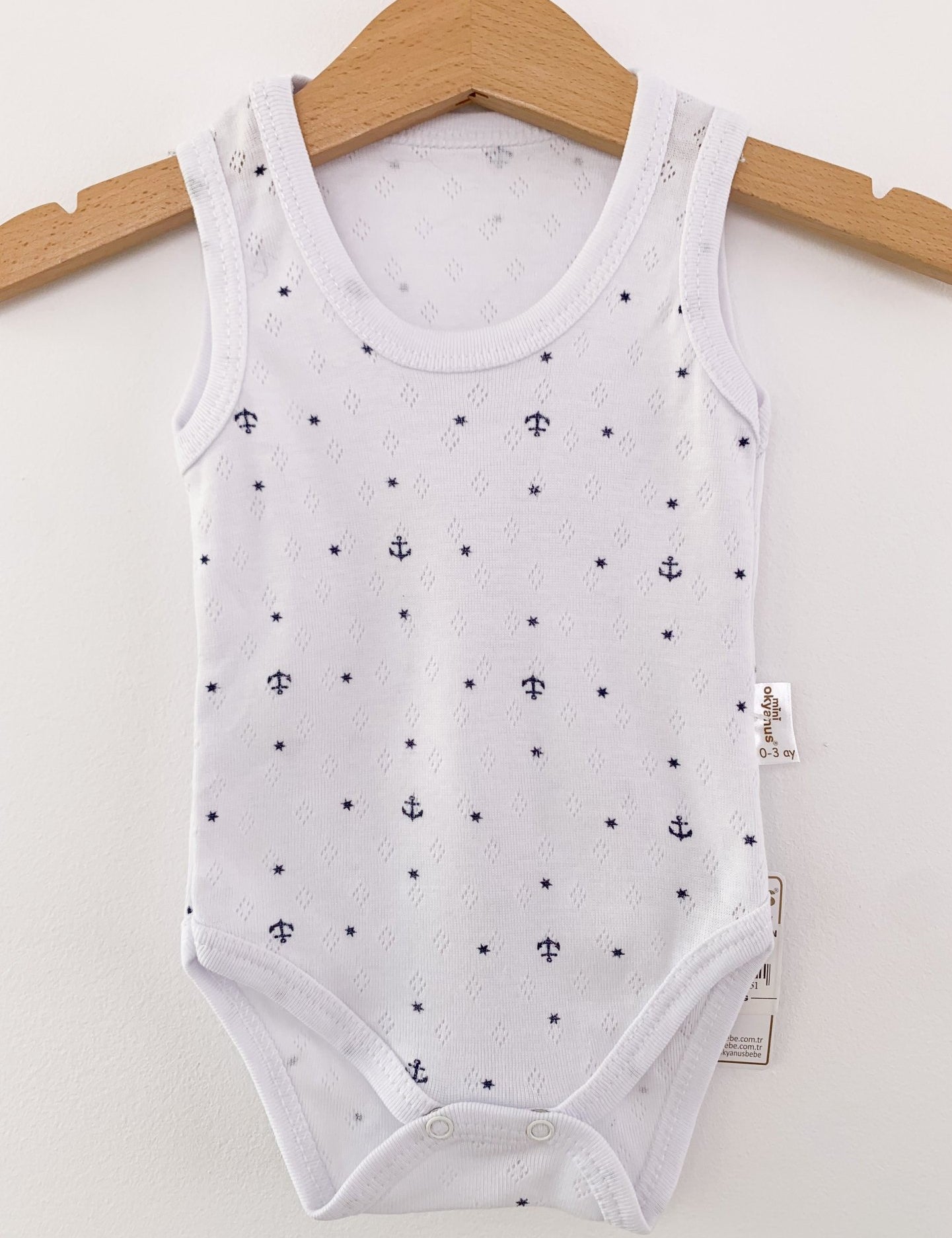 Body bebelus - alb cu negru - Botez bebelusi