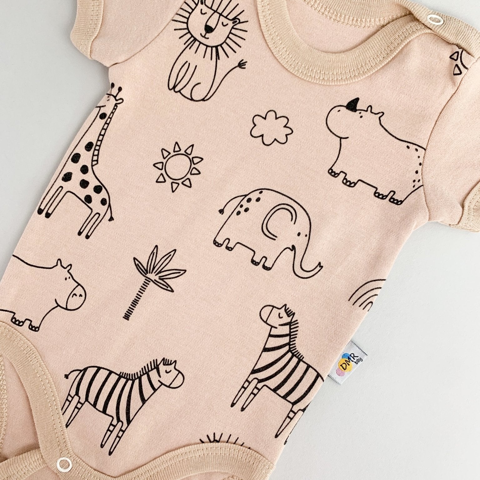 Body bebelus - crem cu animalute - Botez bebelusi